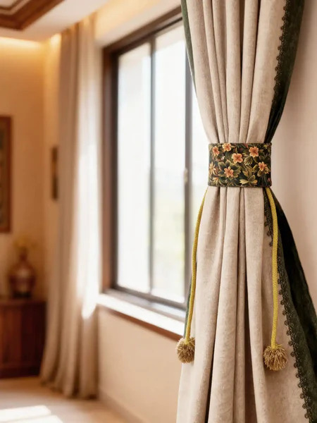 Rustic Flors Curtain Tieback